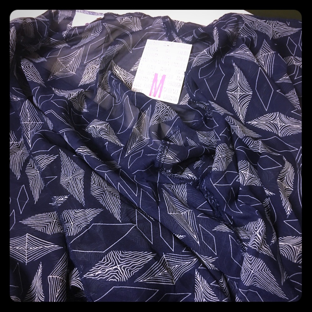 Dark blue Lindsay (kimono top)
